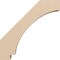 Ekena Millwork 3-inch W x 16-inch D x 16-inch H Imperial Rough Cedar Woodgrain TimberThane Knee Brace, Primed BRCUR03X16X16IMPRCPR - alternate 4